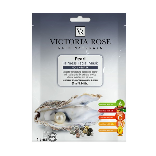 ماسک ورقه ای صورت عصاره صدف دریایی ویکتوریا رز 25 گرم | Victoria Rose Oyster Face Sheet Mask 25 g