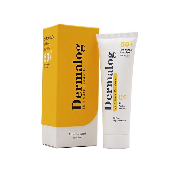 کرم ضد آفتاب بی رنگ فاقد چربی SPF50 درمالوگ 50 میلی لیتر | Dermalog Oil Free Invisible Sunscreen Cream SPF50 50ml