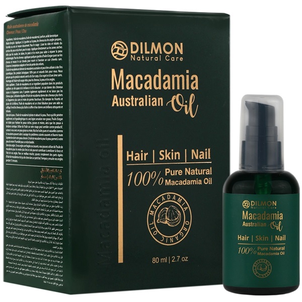 روغن ماکادمیا دیلمون 80 میلی لیتر | Dilmon Macadamia Australian Oil 80 ml