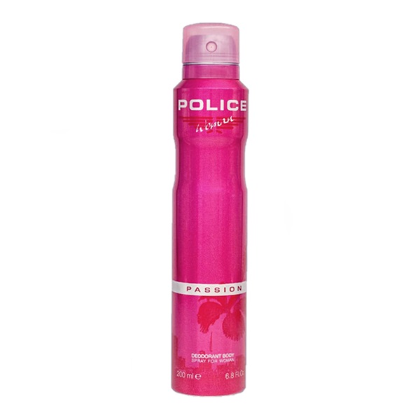 اسپری زنانه پلیس پشن حجم 200 میلی‌لیتر | Police Passion For Women Deodorant 200ml