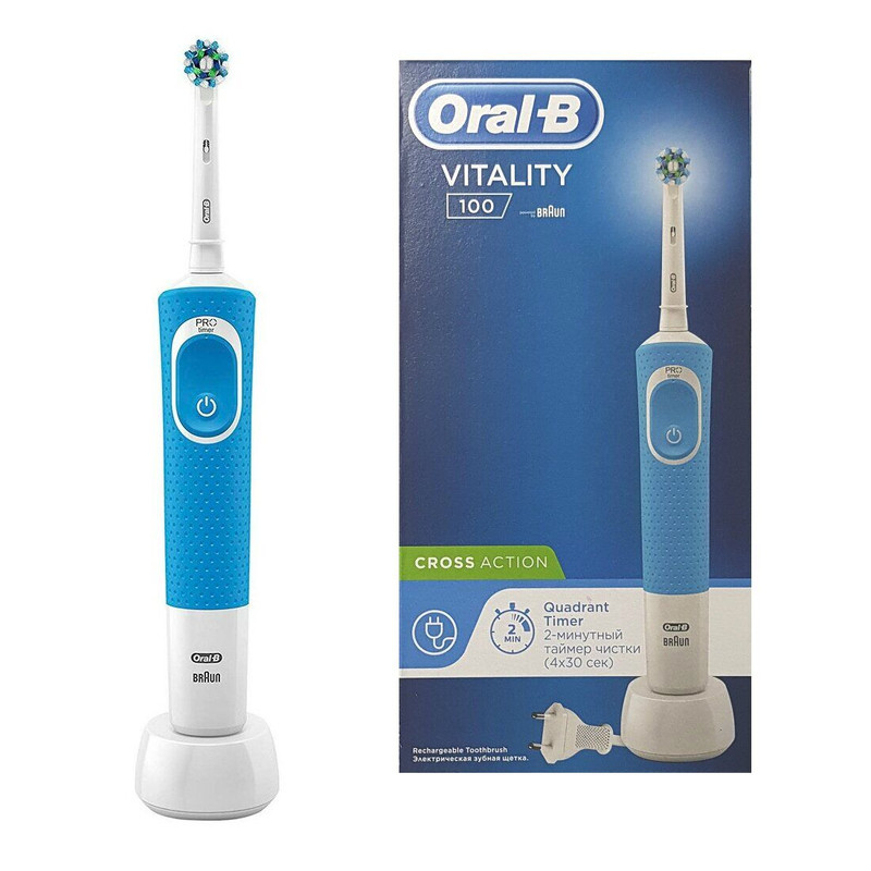 مسواک برقی اورال-بی مدل کراس اکشن ویتالیتی 100 | Oral-B Cross Action Vitality 100