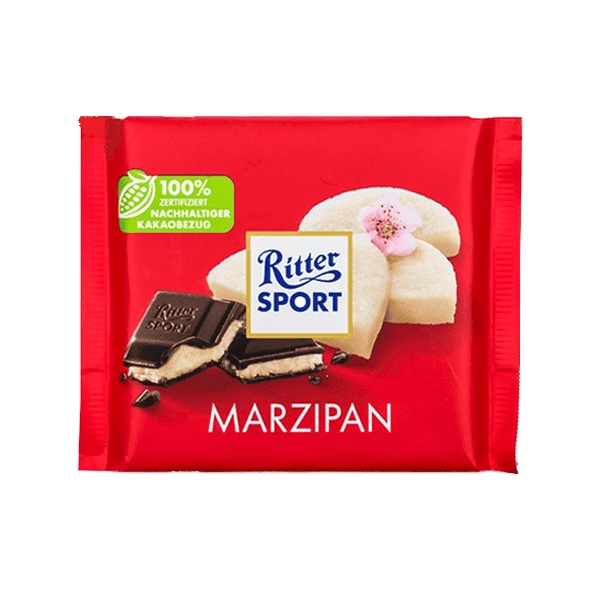 شکلات ریتر اسپرت با طعم مارزیپان 100 گرمی | Ritter Sport Marzipan Chocolate 100gr