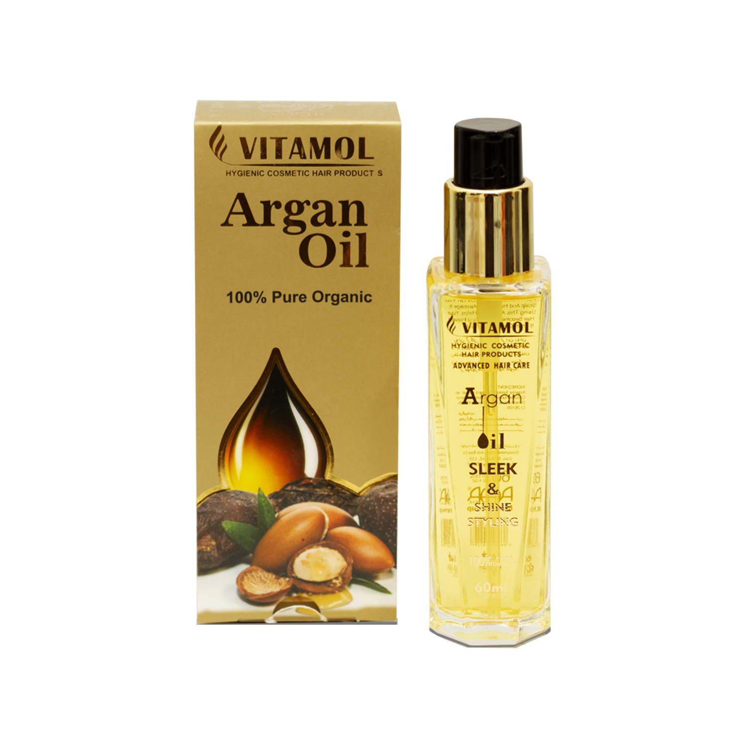 روغن آرگان ویتامول 60 میلی لیتر | Vitamol Argan Oil 60 ml