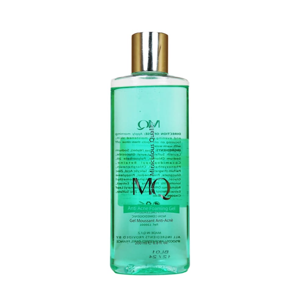 ژل فوم ضد جوش ام کیو مدل آنتی آکنه Anti Acne حجم 200 میلی لیتر | MQ Anti Acne Foaming Gel 200 ml