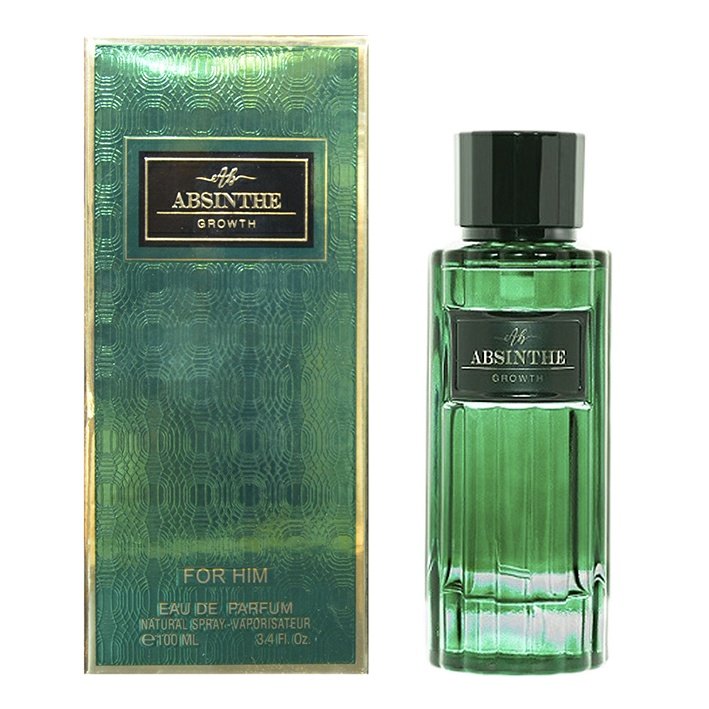 ادو پرفیوم مردانه ابسنت مدل گروث GROWTH حجم 100 میلی لیتر | GROWTH EDP FOR MEN ABSINTHE 100 mL