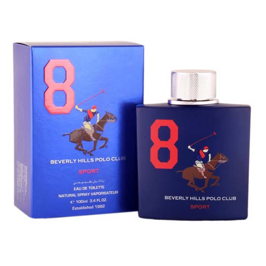 عطر ادکلن مردانه بورلی هیلز پولو کلاب اسپرت شماره 8 BEVERLY HILLS POLO CLUB SPORT N8 حجم 100 میلی لیتر | Beverly Hills p