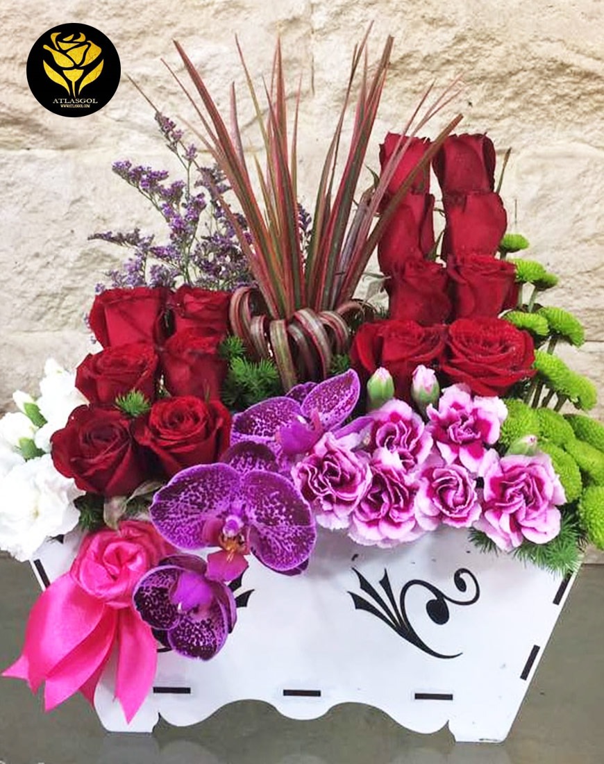 خرید باکس گل بهاری کد 114
