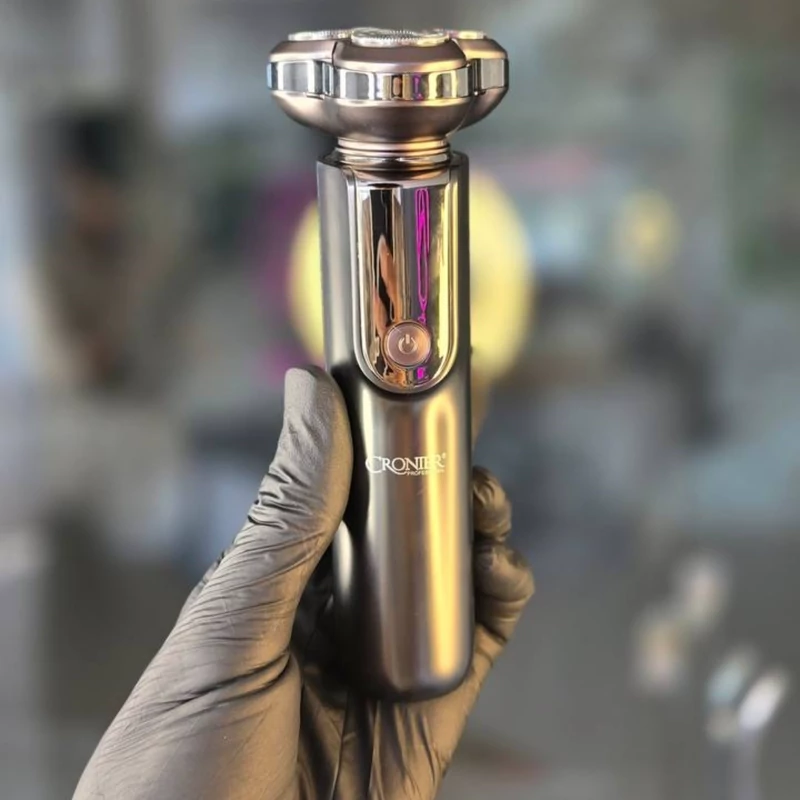 ریش تراش سه تیغ کرونیر  سه کاره  ریش تراش  خط زن کاملا ضدآب  موزن گوش و بینی