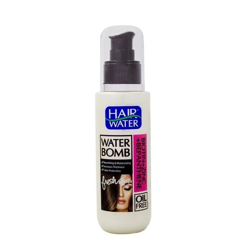 کرم آبرسان مو هیر واتر حاوی بیوتین و زینک کامان Comeon 100 میل - تثبیت کننده رنگ مو و نرم کننده - مناسب انواع مو