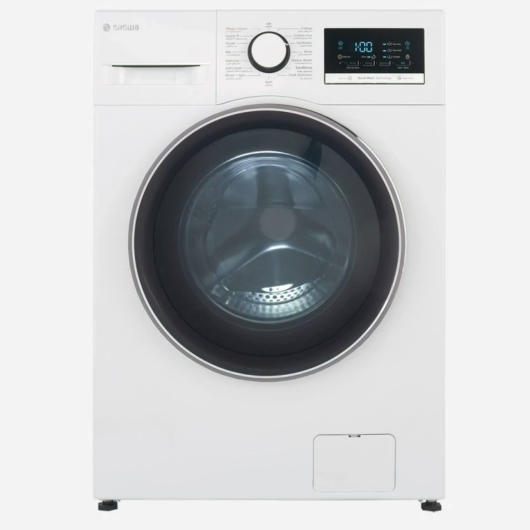 لباسشویی اسنوا آرین موتور پیشرفته Q-BLDC 8 کیلویی سفید مدل SWM-A81W