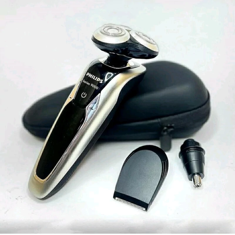 ریش تراش فول هوشمند تولید 2023 با بهترین الیاژ سال ریش تراش فیلیپس اصل ضد اب و تیغ تیتانیومی کروم ضد حساسیت