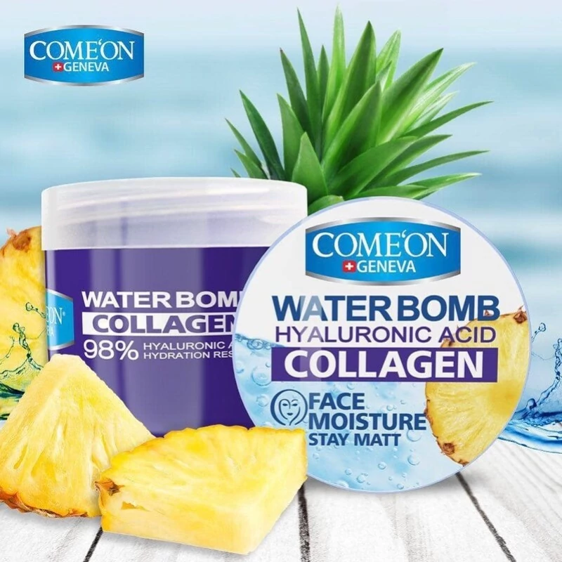 کرم آبرسان کلاژن کامان واتر بمب Water Bomb  COLLAGEN حجم 200 میل  جلوگیری از شل شدن و سفت کننده پوست