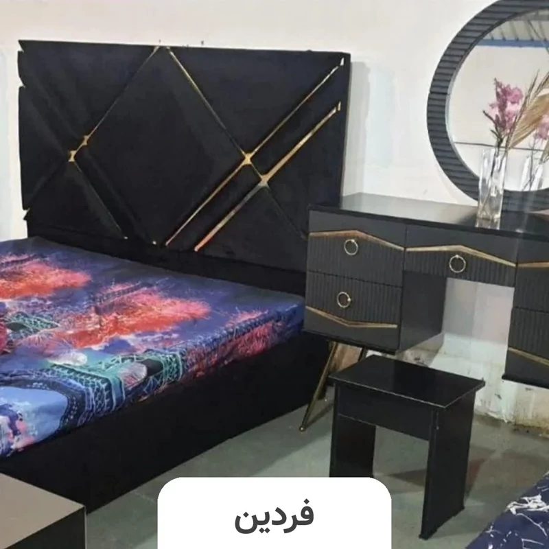 تخت خواب یک نفره (عرض 90) مدل پازل - رنگبندی 25 عددی