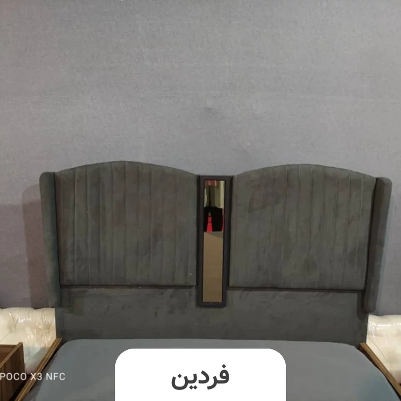 تخت خواب دو نفره (عرض 160) مدل لیان - رنگبندی 25 عددی