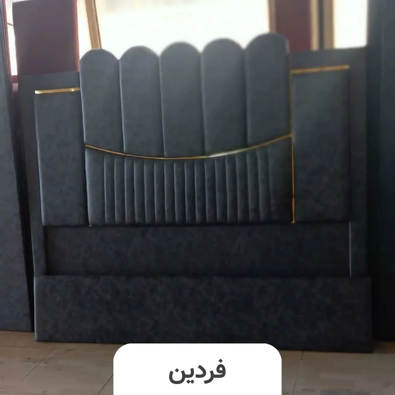 تخت خواب یک نفره (عرض 90) مدل رادین - رنگبندی 25 عددی