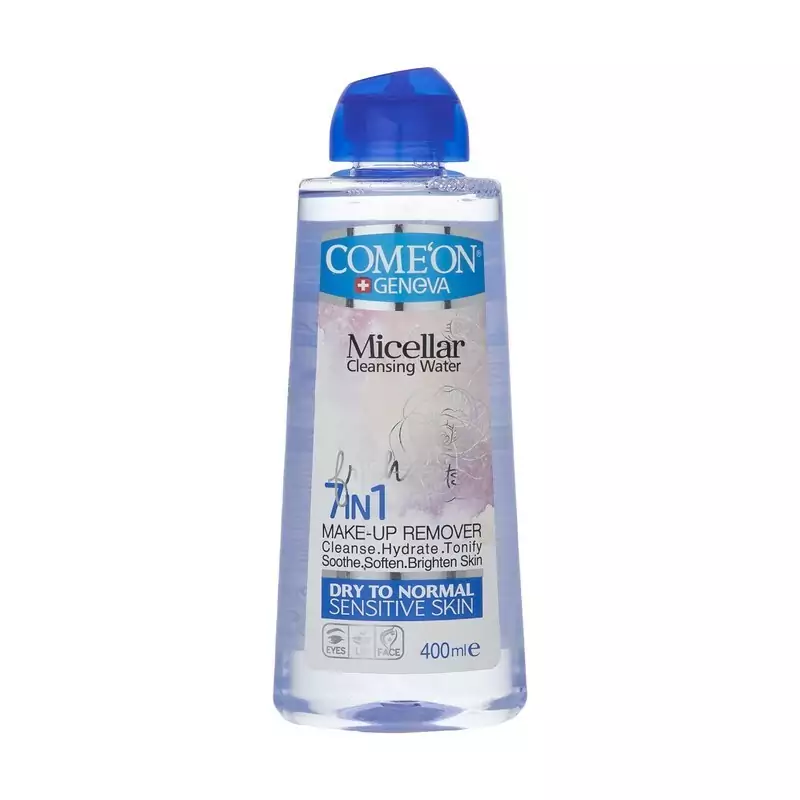 محلول آرایش پاک کن مخصوص پوست های خشک و معمولی کامان