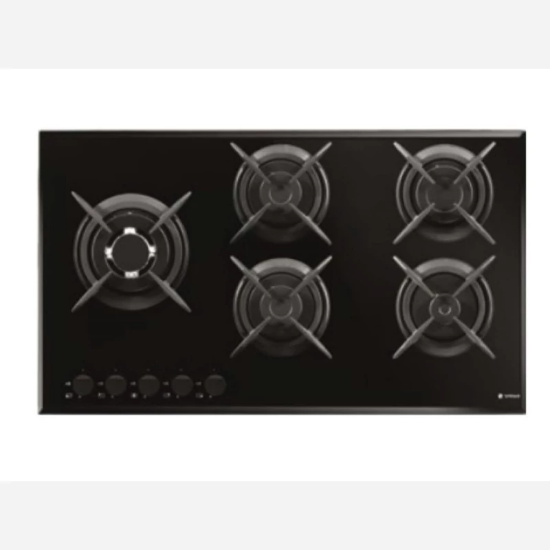 اجاق گاز صفحه ای 5 شعله اسنوا مدل SGH5-2213G شیشه مشکی