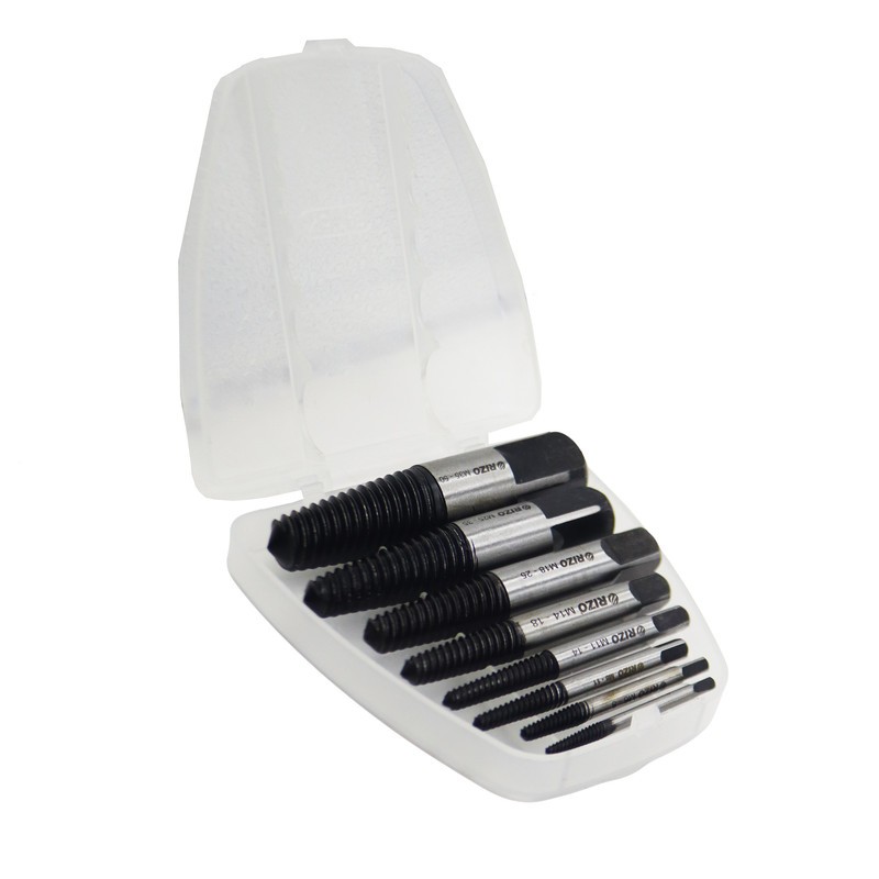 مته قلاویز چپ گرد ریزو مدل YP-M3/M50 مجموعه 8 عددی