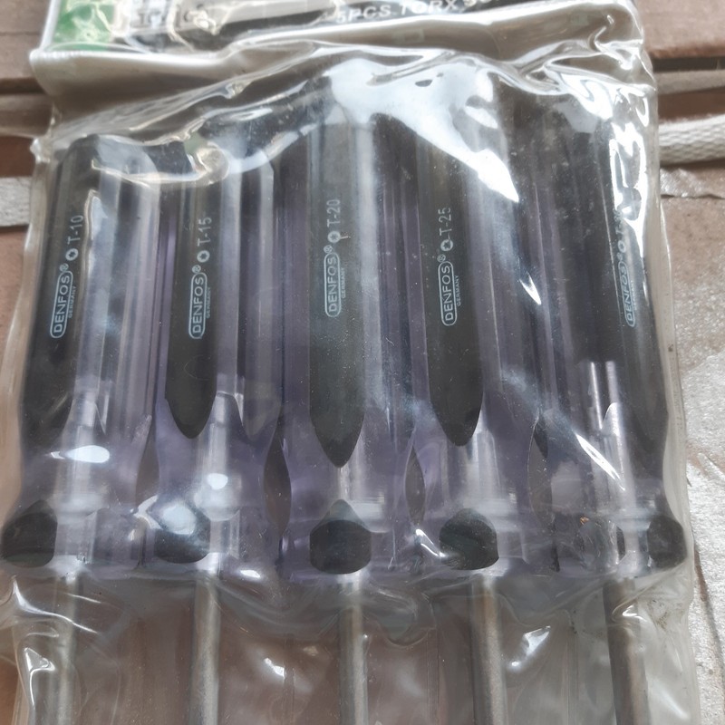 پیچ گوشتی ستاره ای دنفوس مدل JH225690 مجموعه 5 عددی