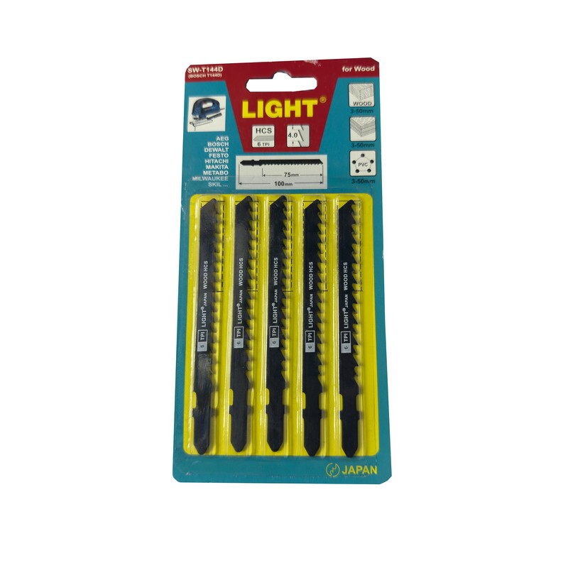 تیغ اره عمودبر چوب لایت مدل SMT-LIGHT -JAPAN-SW-T144D-WOODL5 مجموعه 5 عددی
