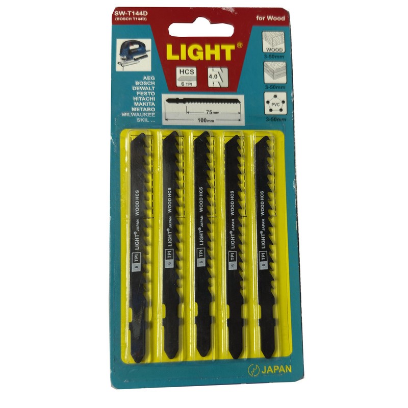 تیغ اره عمودبر چوب لایت مدل SMT-LIGHT -JAPAN-SW-T144D-WOODL5 مجموعه 5 عددی