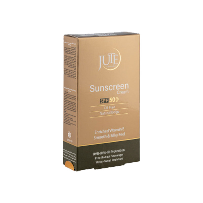 کرم ضد آفتاب ژوت با SPF50 مناسب پوست چرب (بژ طبیعی)