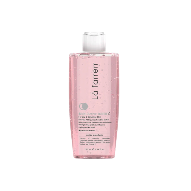 تونر پاک کننده صورت لافارر مدل Dry &amp; Sensitive Skin کد 2 حجم 170 میلی لیتر