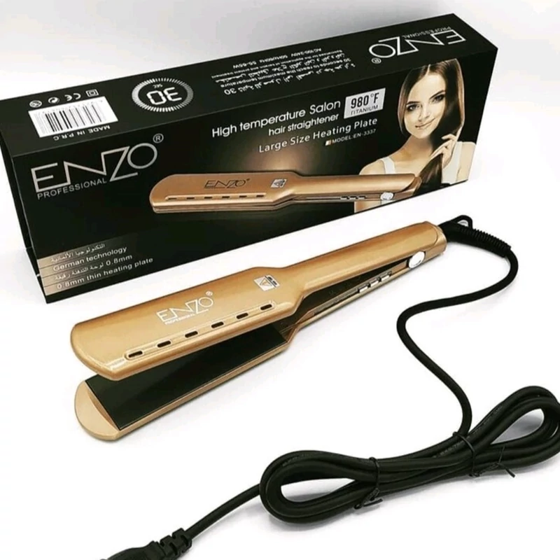 اتوموکراتینه انزو ایتالیا اصلی و حرفه ای دما تا 1080 درجه فارانهایت  بدون کوچک ترین آسیب به مو کاربرد مخصوص شلاقی کردن