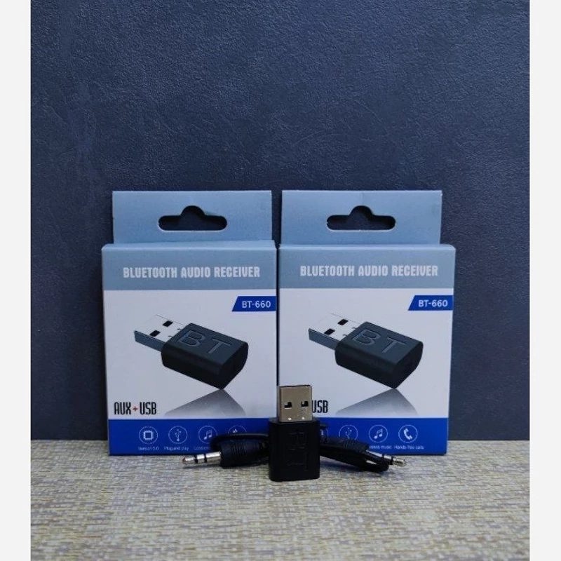 دانگل aux بلوتوث ضبط  bt660 