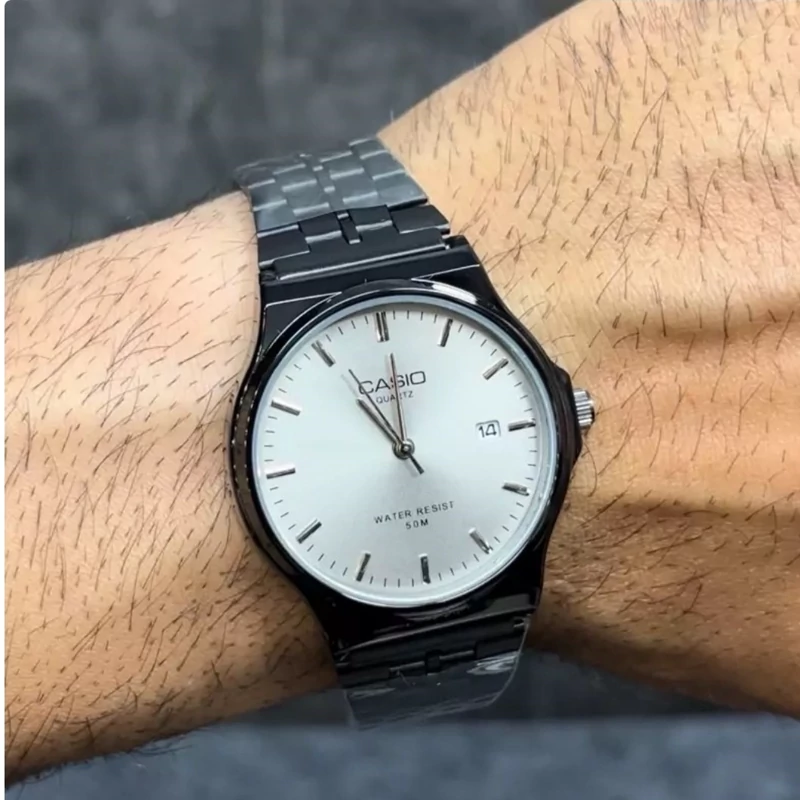 ساعت مردانه کاسیو Casio صفحه سفید