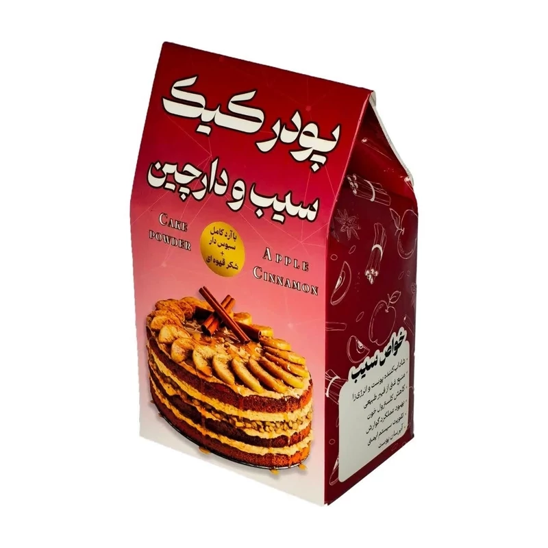 پودر کیک سیب و دارچین نیکا 450گرم