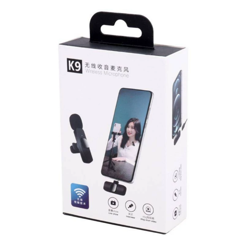میکروفون یقه ای بیسیم TYPE -C، k9 