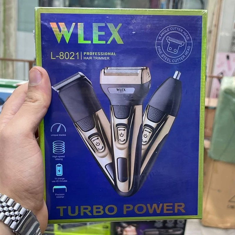 شیور سه کاره شیور خط زن موزن گوش و بینی برند WLEX