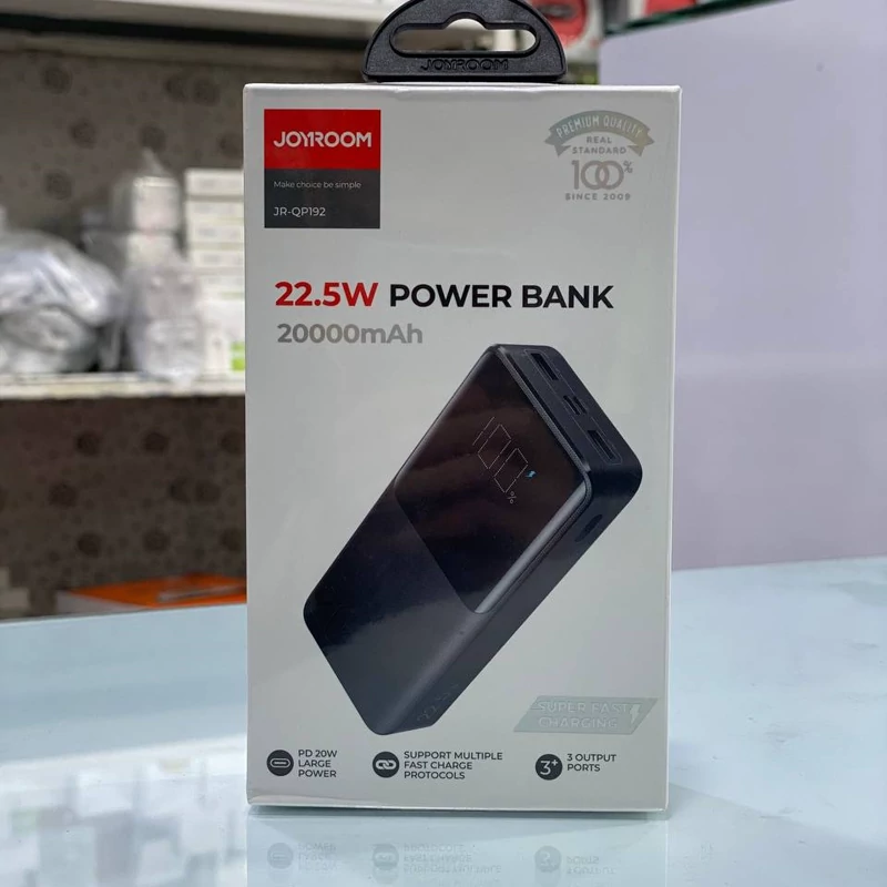 پاور بانک 20000 JOYROM مدل اورجینال JR-QP192
میلی امپر 20000mAh