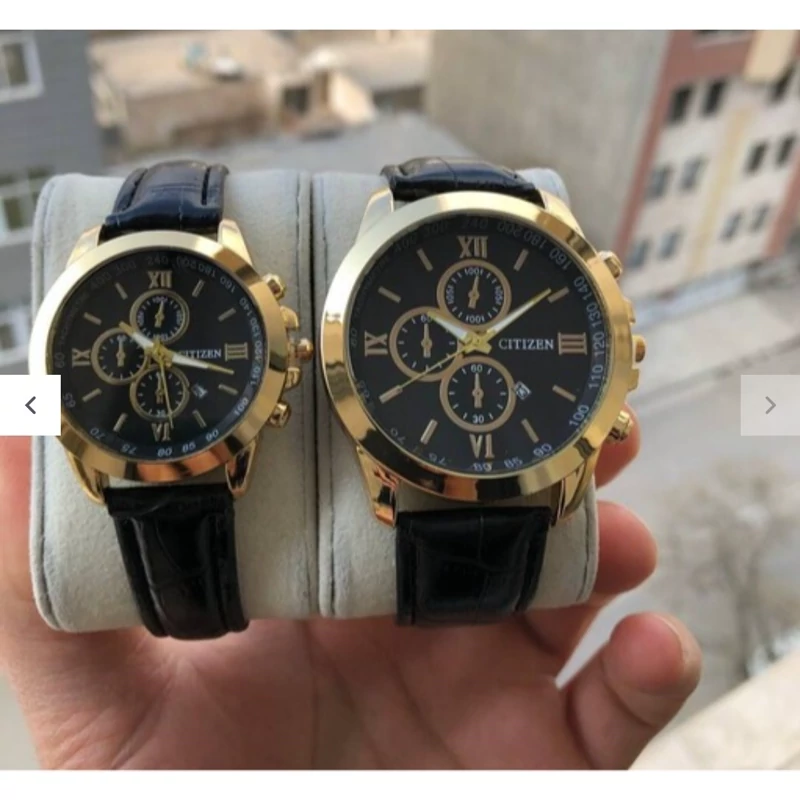 ساعت مچی ست مردانه زنانه سیتیزن طرح سه موتور