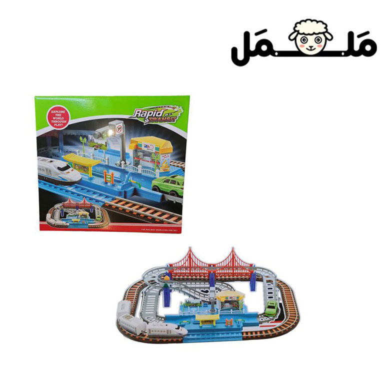 اسباب بازی قطار موزیکال بزرگ (ایستگاه قطار در شهر)