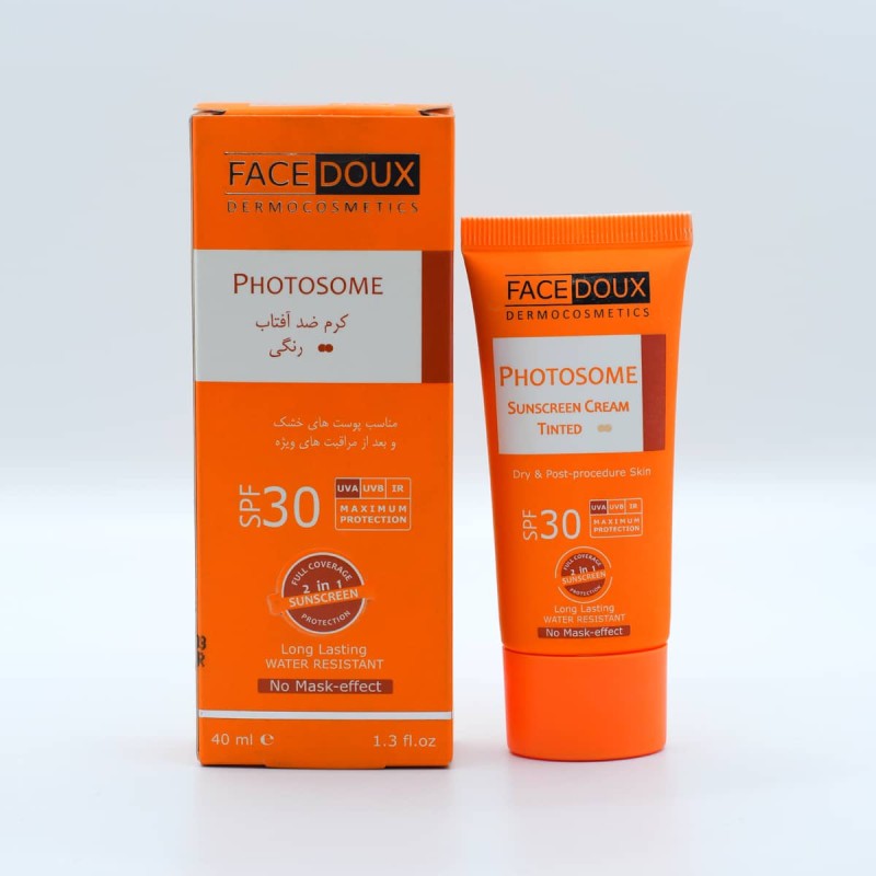 کرم ضد آفتاب رنگی SPF30 فیس دوکس