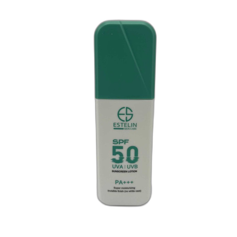 لوسیون ضد آفتاب بدون رنگ استیلن SPF 50 مدل Anti - Aging حاوی محافظ UVA ،UVB، مناسب برای انواع پوست حجم 75 میلیلیتر