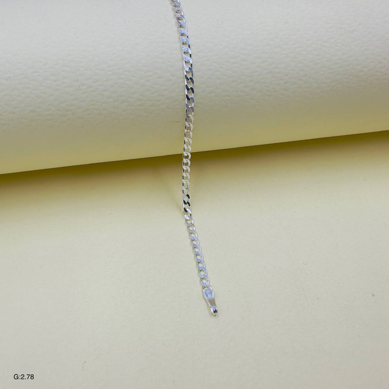 دستبند نقره مردانه| کارتیر| قفل طوطی کد SMD50