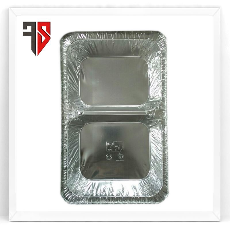ظرف آلومینیومی 2خانه مرغی کد220 (500عددی)