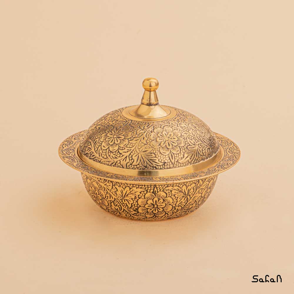 قندان برنجی آنتیک