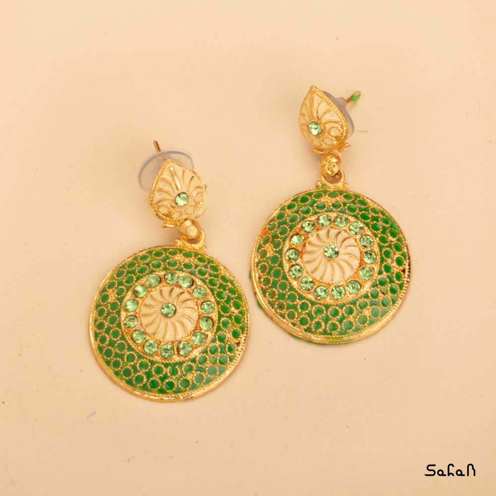 گوشواره هندی رنگی