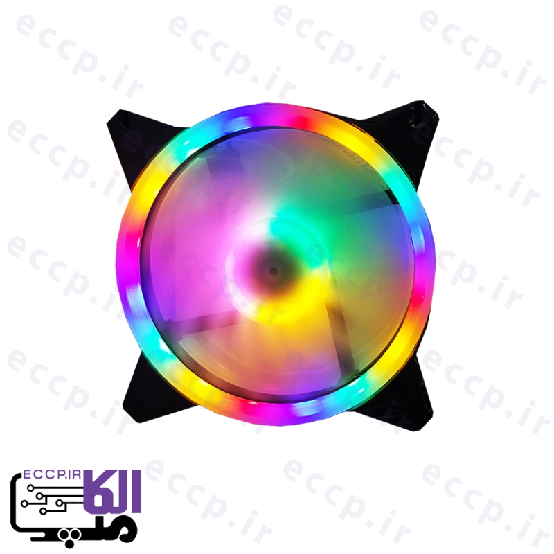 فن کیس گیمینگ 12 سانتی RGB یوسیتک مدل 120F