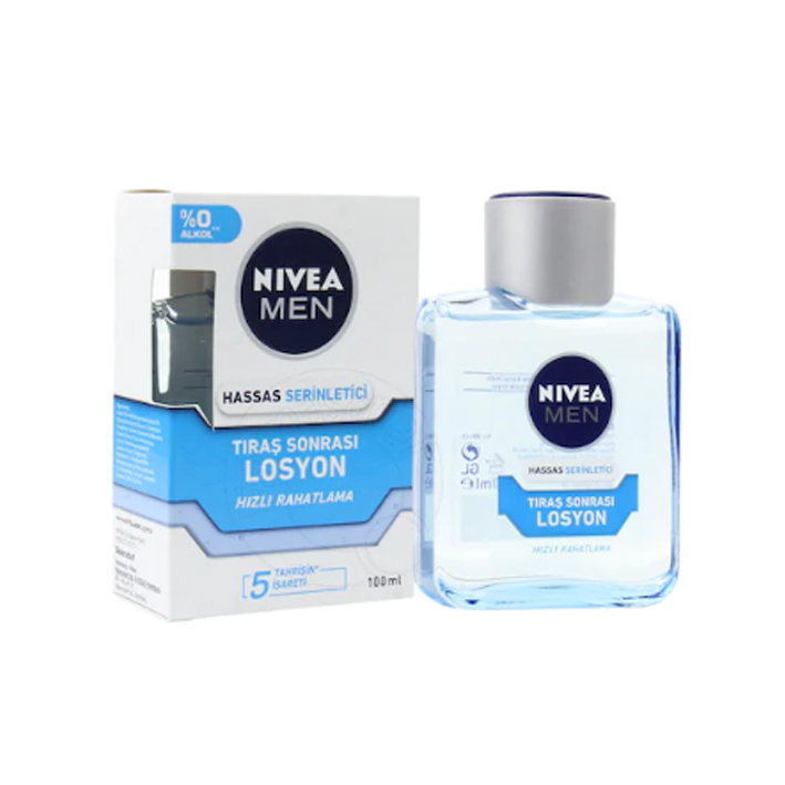 افتر شیو نیوا مدل Nivea Hassas Serinletici حجم 100 میلی لیتر
