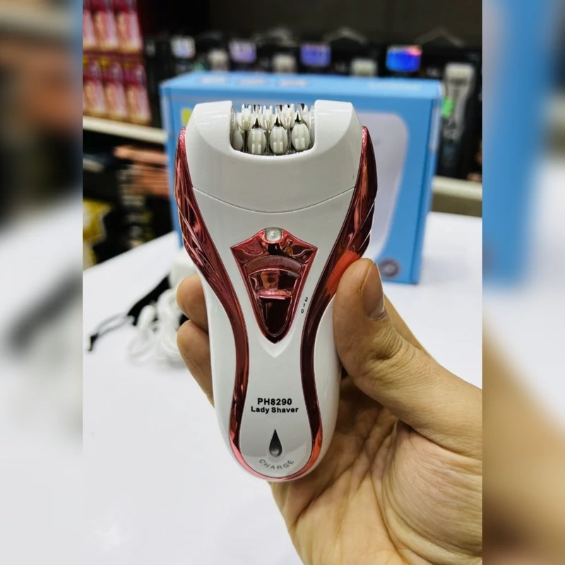 اپلیدی (موکن) فیلیپس مدلph8290  سه کاره کله موکن کله شیور و موزن 3 کله سوهان کف پا شارژی و برقی