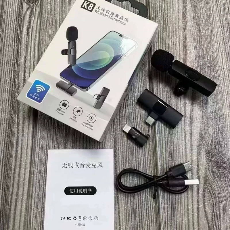 میکروفون وایرلس یقه ای مدل K8