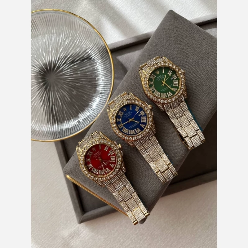 ساعت مچی Rolex watch فول نگین 2
