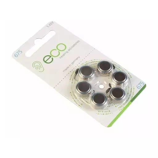 باتری سمعک eco سایز 675