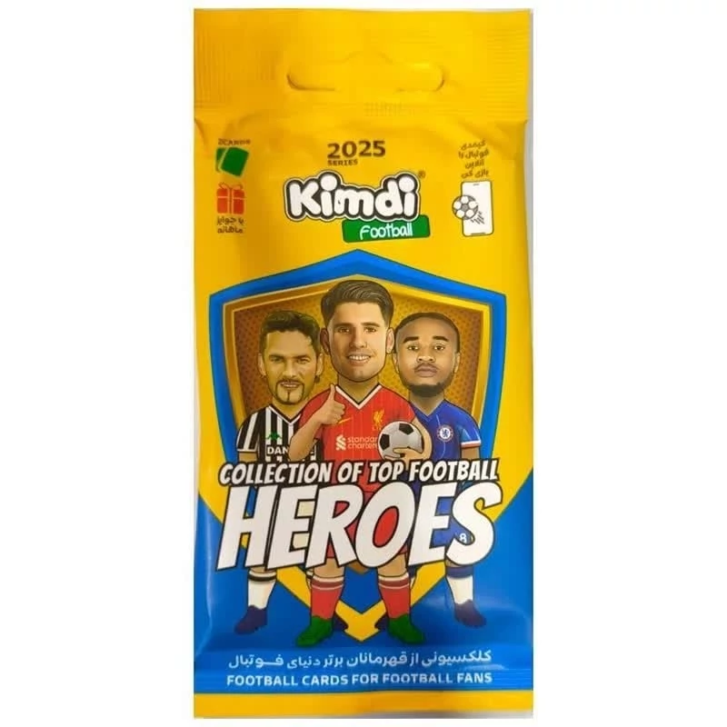 کارت فوتبالی کیمدی هیروز 2025 اسباب بازی کارتی