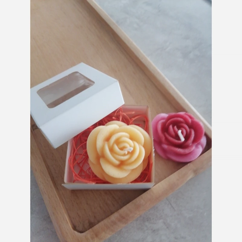 شمع گل رز